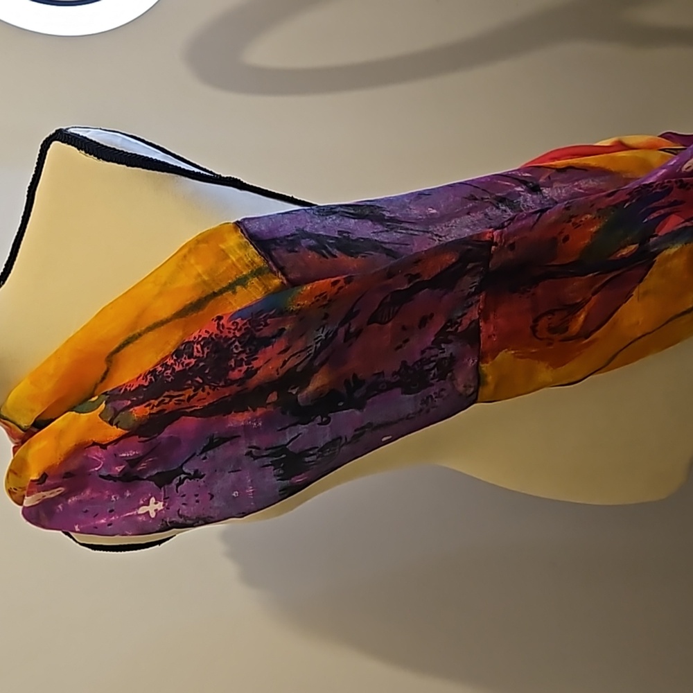 Multi Color Infinity Scarf - Picture 6 of 6